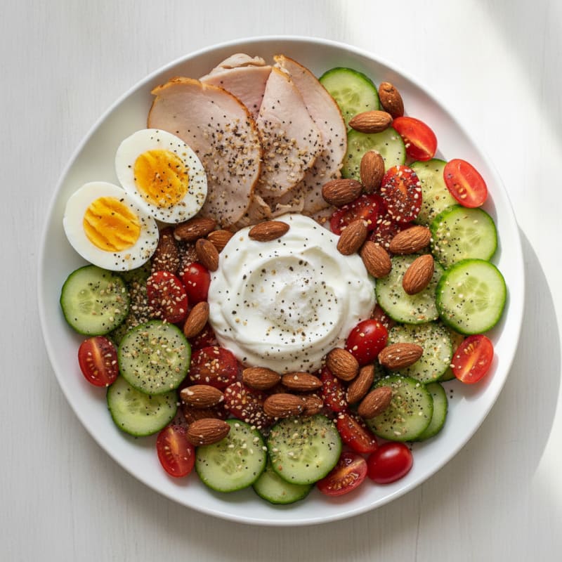 Protein-Packed Mediterranean Snack Plate