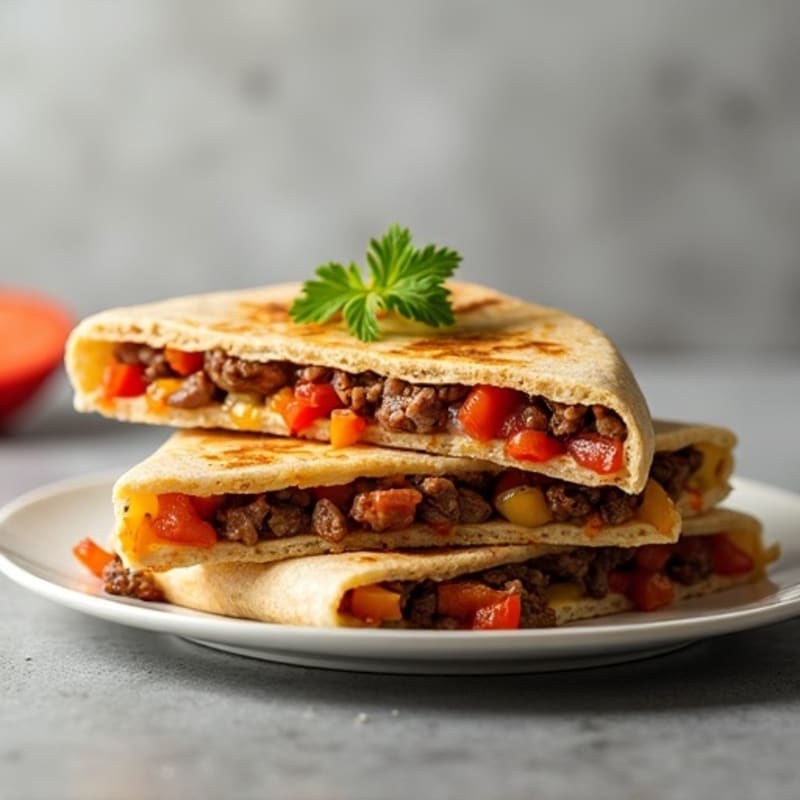 Lean Steak Crispy Quesadillas