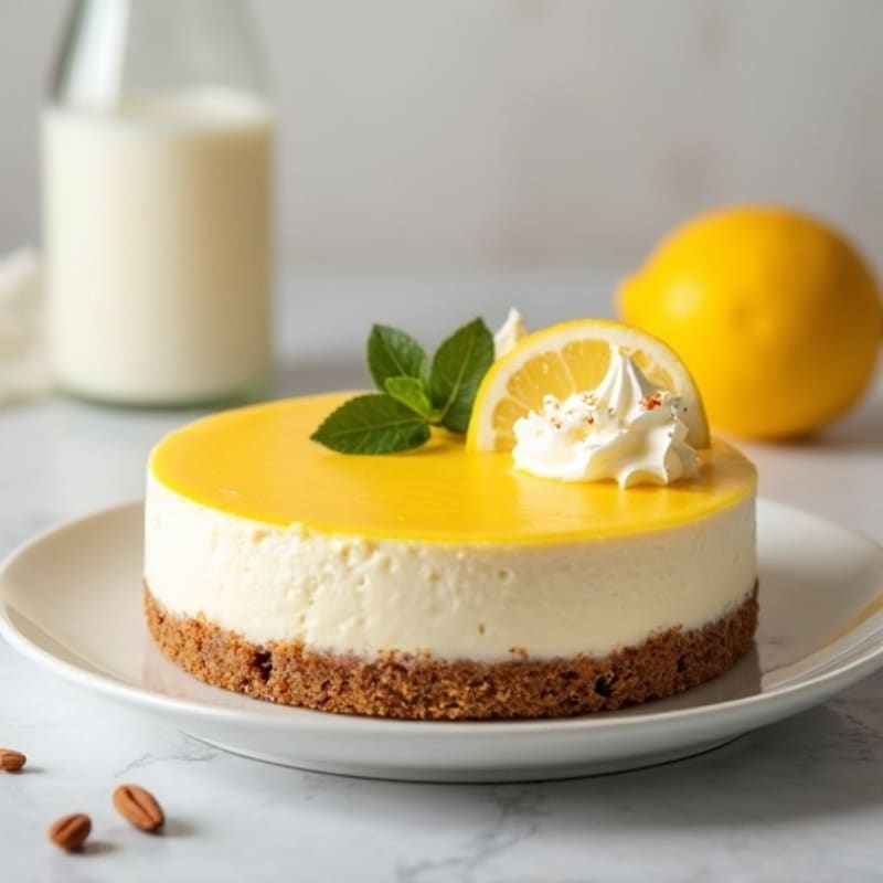 Creamy Greek Yogurt Protein Cheesecake