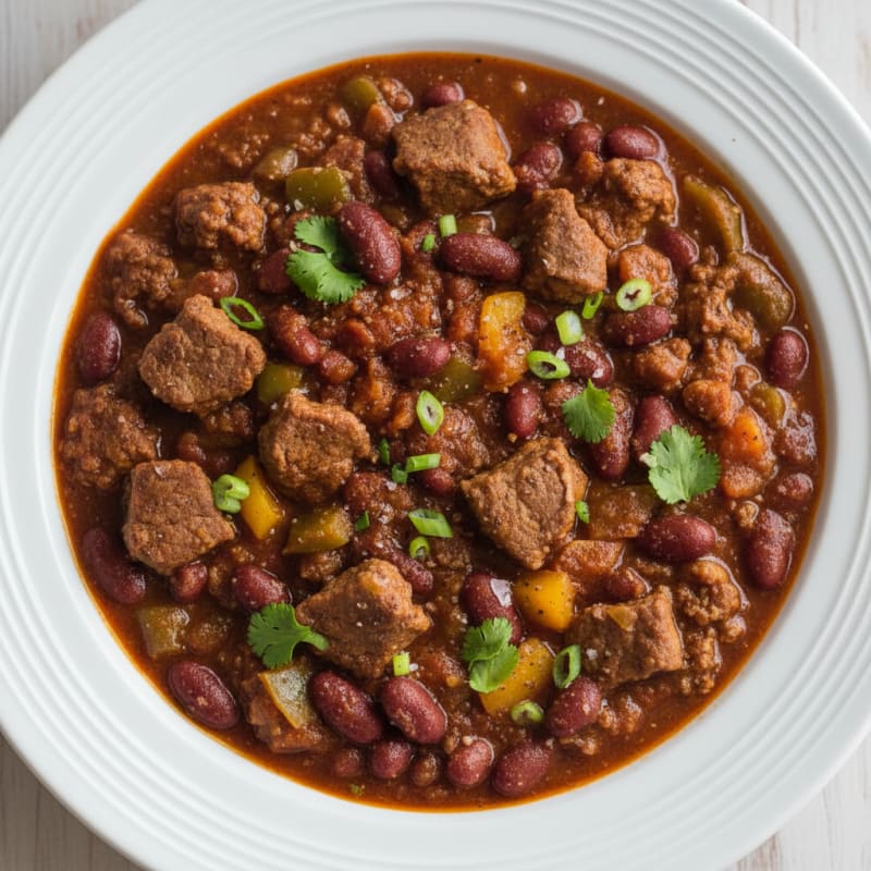 Hearty Slow Cooker Beef Chili