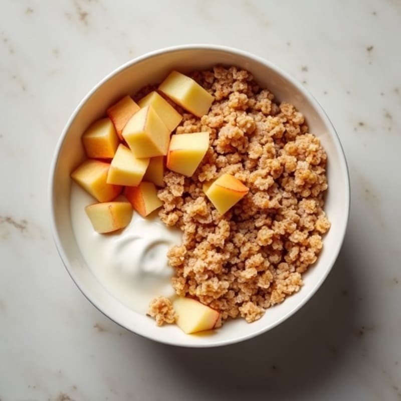 Protein-Packed Apple Cinnamon Steel Cut Oats
