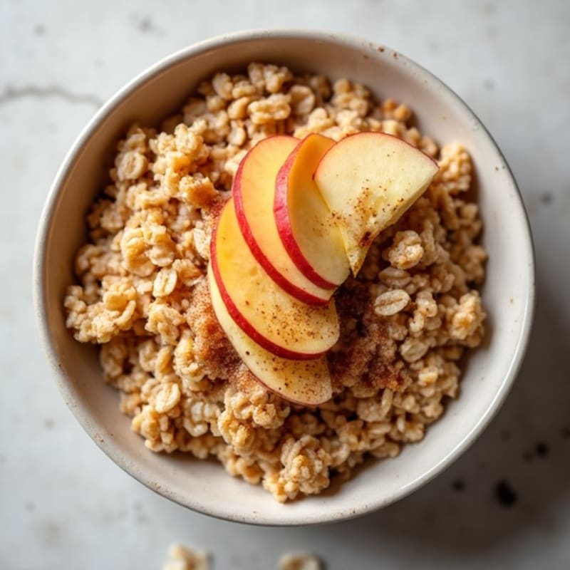 Protein-Packed Apple Cinnamon Steel Cut Oatmeal