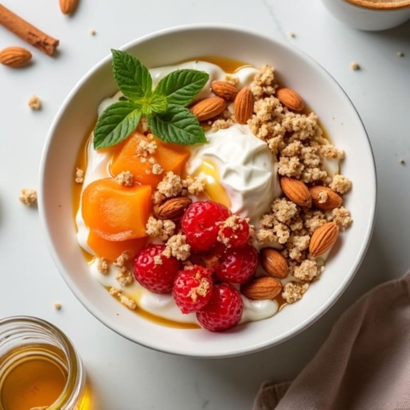 Greek Yogurt Power Bowl with Honey-Almond Crunch