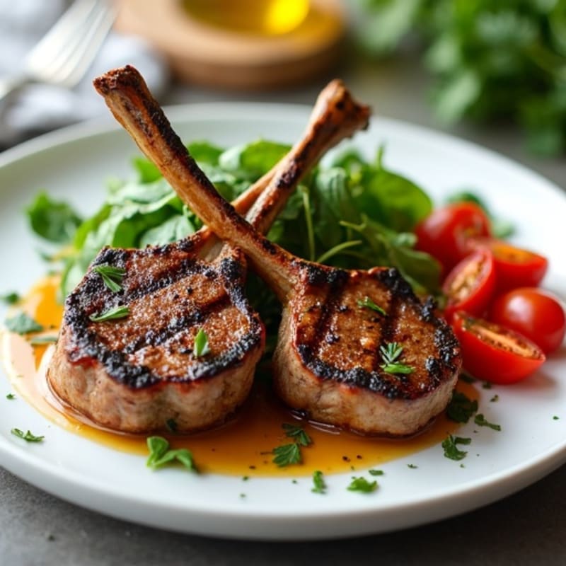 Grilled Herb Lamb Chops