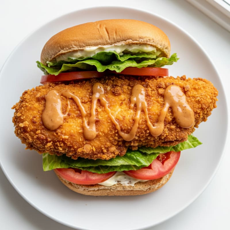 Crispy Buttermilk Fried Chicken Sandwich
