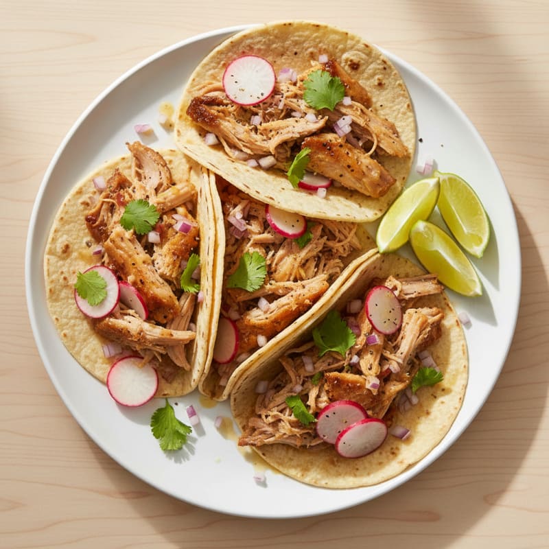 Slow-Cooked Pork Carnitas Tacos