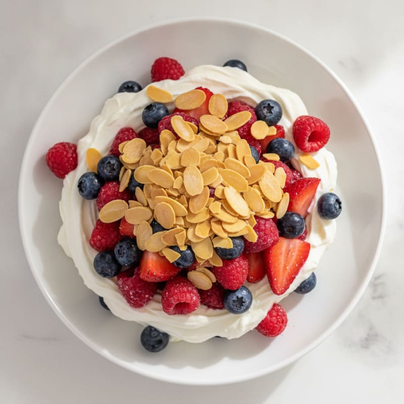 Silky Greek Yogurt Protein Parfait with Mixed Berries
