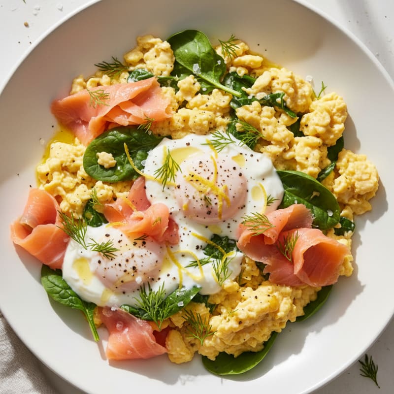 Creamy Zesty Yogurt Scrambled Eggs