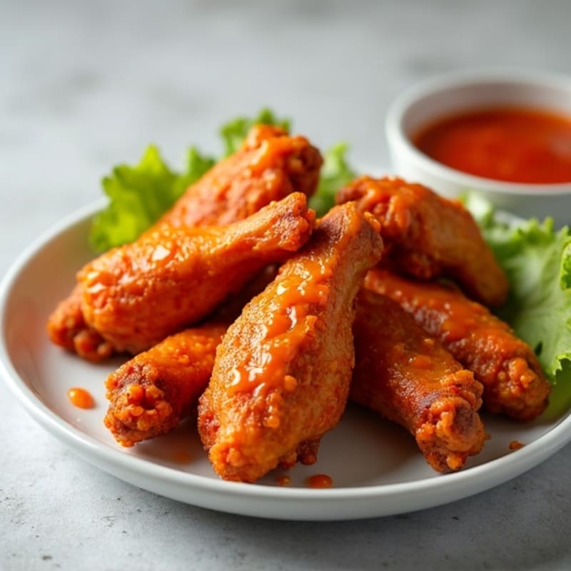 Crispy Baked Buffalo Chicken Wings