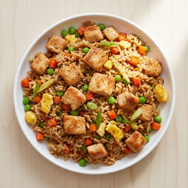 Chicken Fried Rice with Vegetables