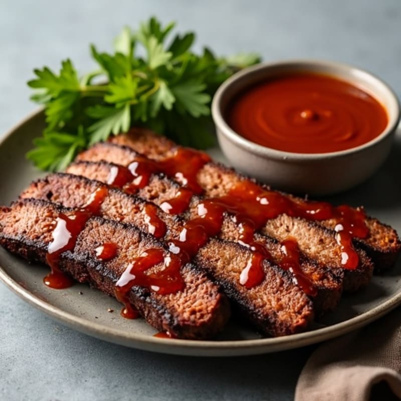 Dry-Rubbed Smoked Brisket with Sweet-Heat BBQ Sauce