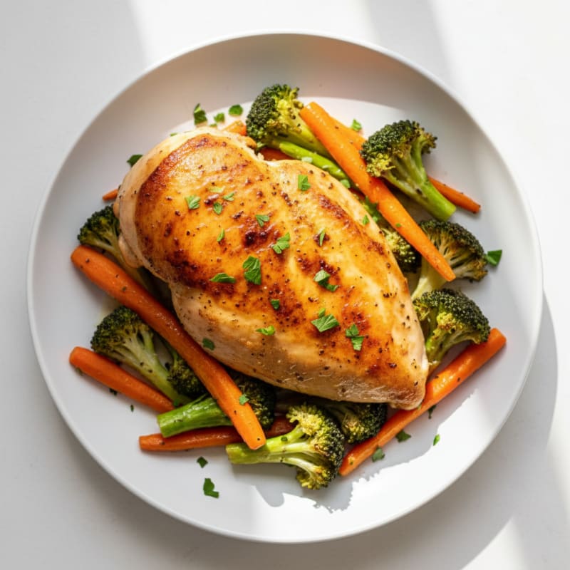 Crispy Lemon-Herb Roasted Chicken