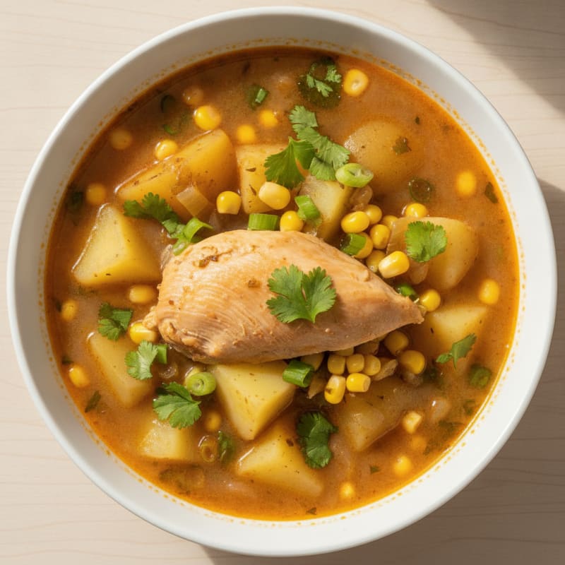 Colombian Chicken and Potato Sancocho