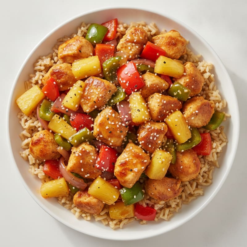 Sweet and Sour Chicken Stir-Fry