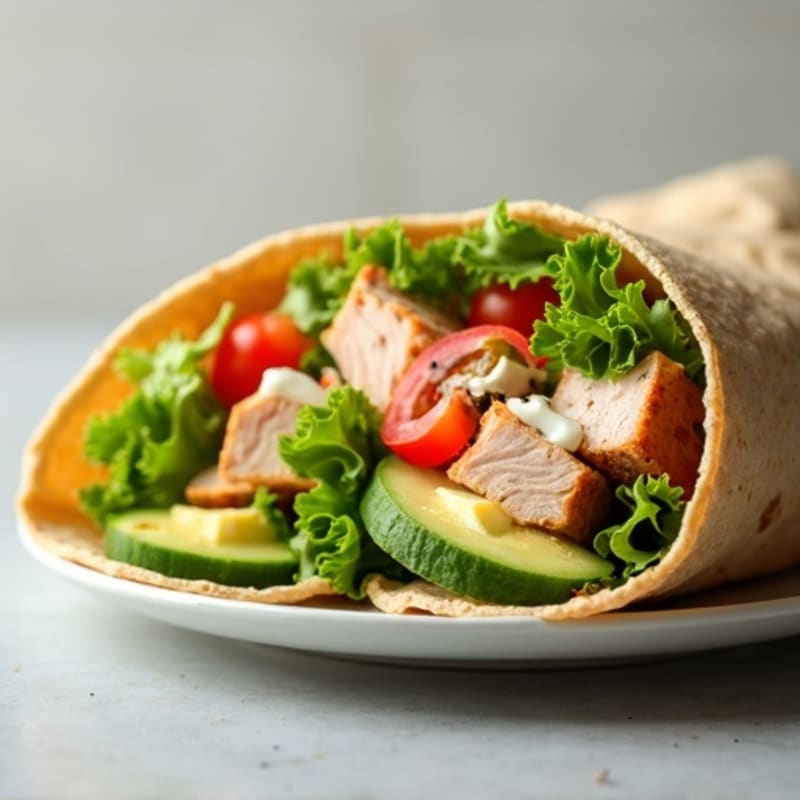 Fresh Turkey and Creamy Avocado Wrap