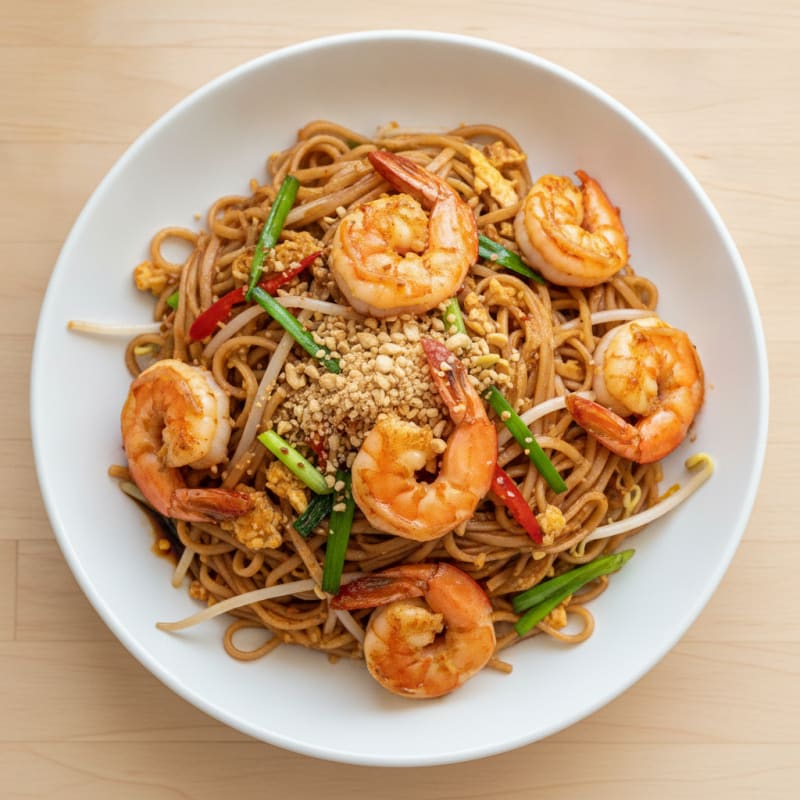 Shrimp Pad Thai Noodles