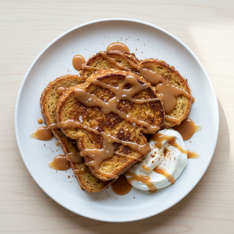 Caramel Almond Milk French Toast