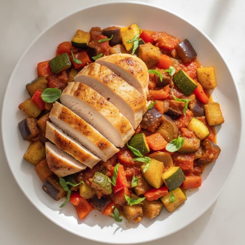 Roasted Vegetable Ratatouille with Herbs