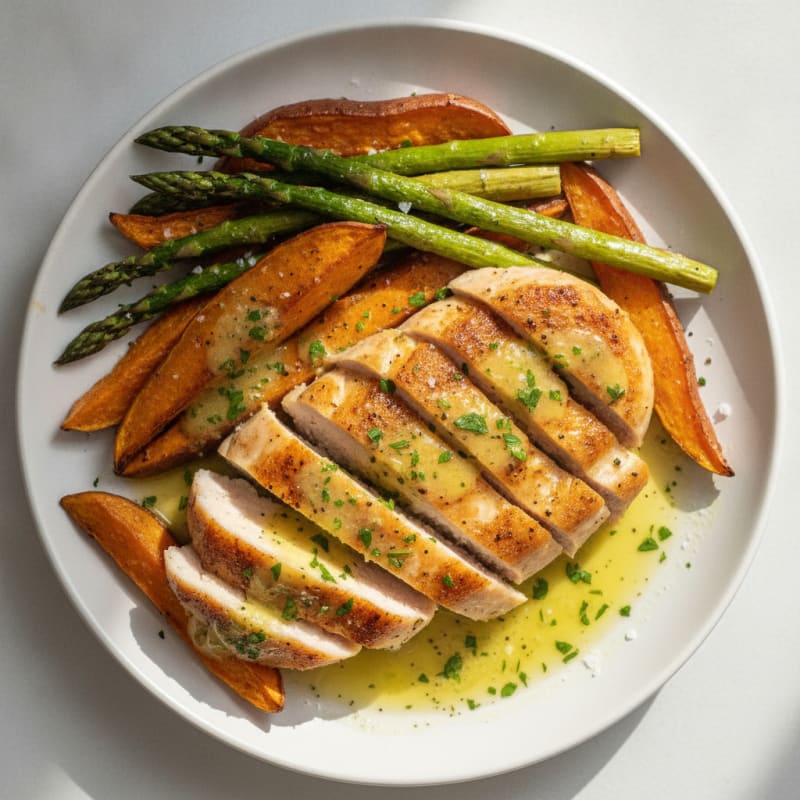 Pan-Seared Chicken with Lemon-Herb Sauce