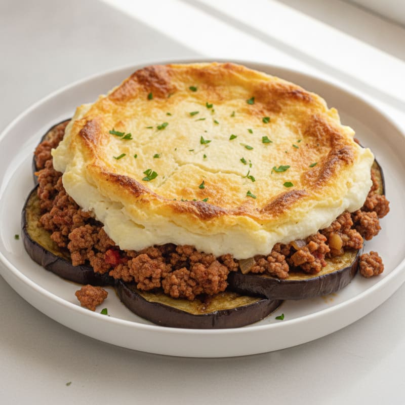 Classic Beef and Eggplant Moussaka