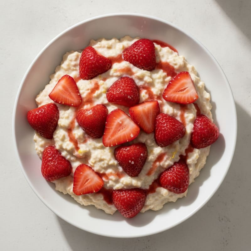 Strawberry Shortcake Overnight Oats