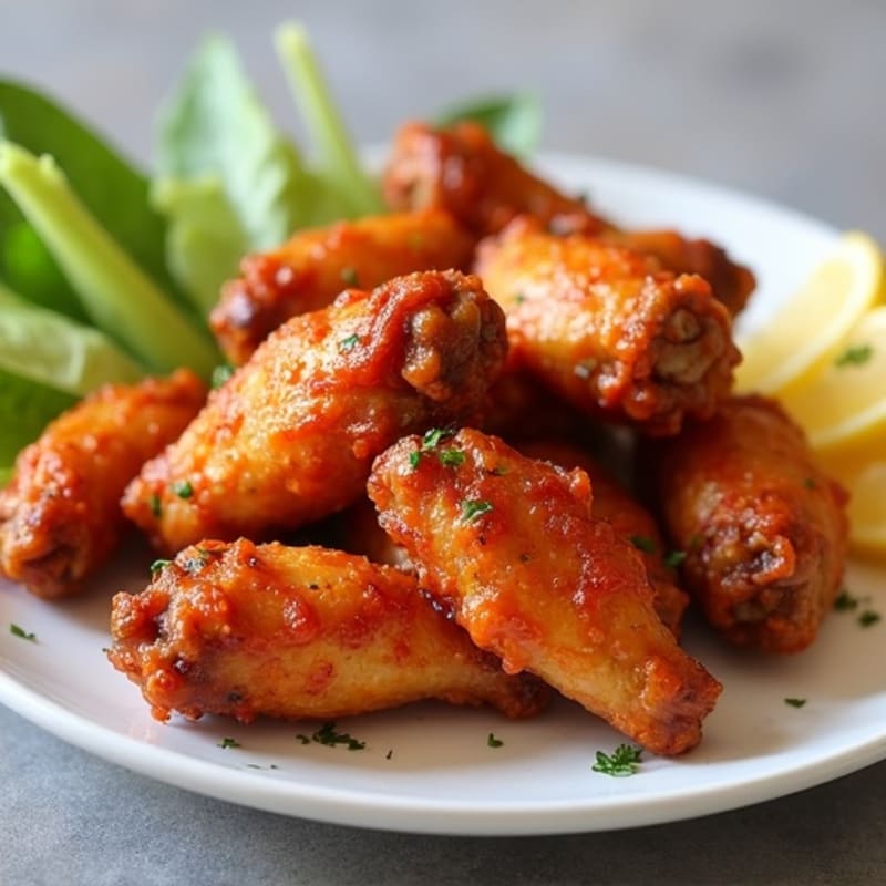 Crispy Baked Honey-Sriracha Wings