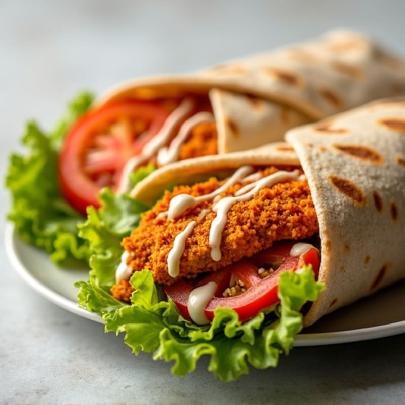 Crispy Buffalo Ranch Chicken Wrap