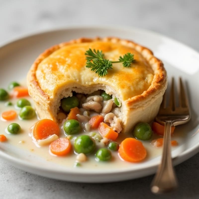 Wholesome Creamy Turkey Pot Pie
