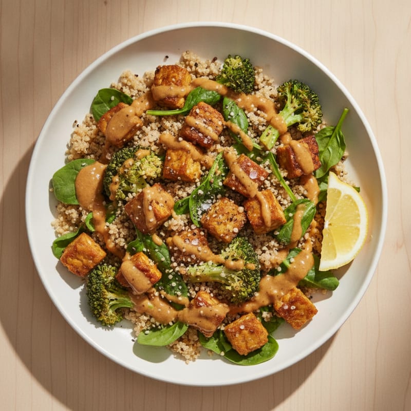 Quinoa Power Bowl with Roasted Vegetables