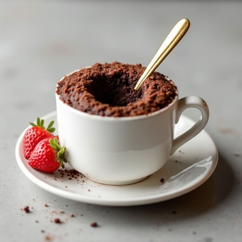 High-Protein Chocolate Fudge Mug Cake