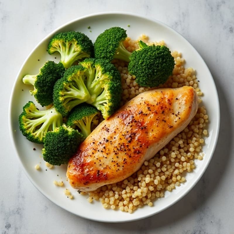 Sheet Pan Roasted Chicken and Broccoli