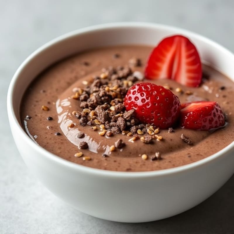 Creamy Chocolate Protein Overnight Oats