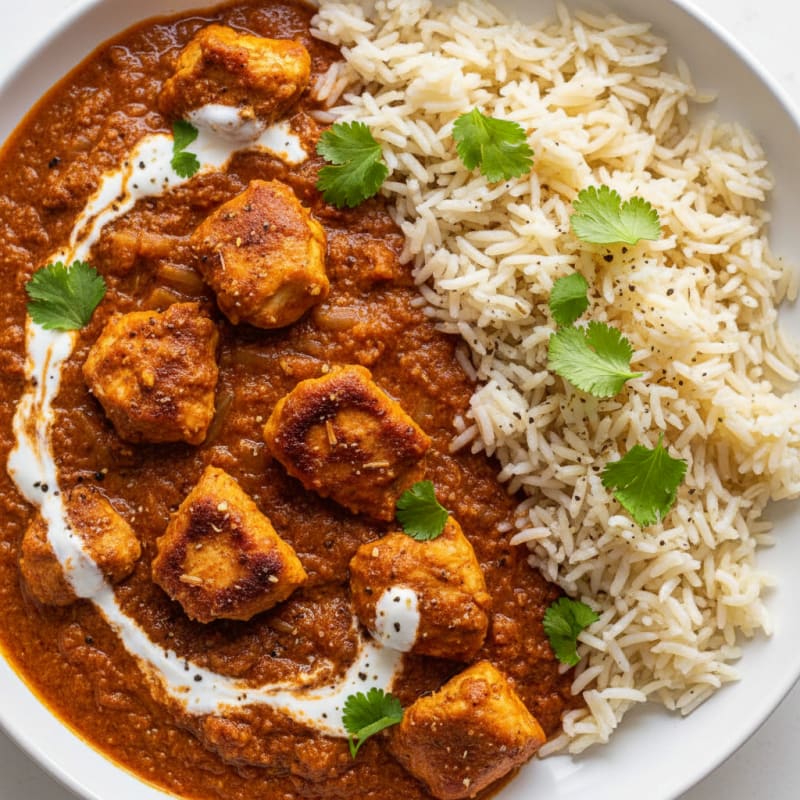 Chicken Tikka Masala with Basmati Rice