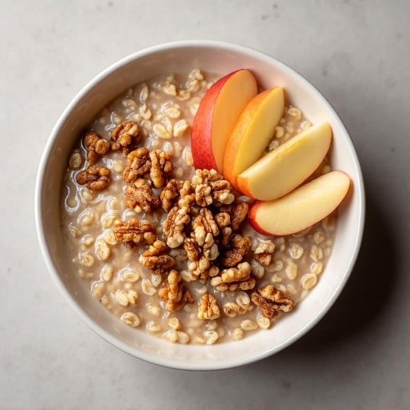 Protein-Packed Apple Cinnamon Steel Cut Oats