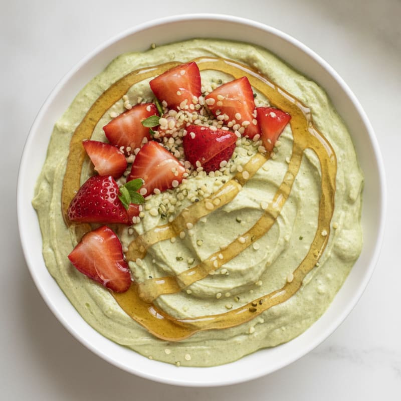 Creamy Protein Matcha Yogurt Bowl