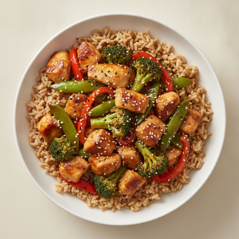 Teriyaki Chicken Stir-Fry with Vegetables
