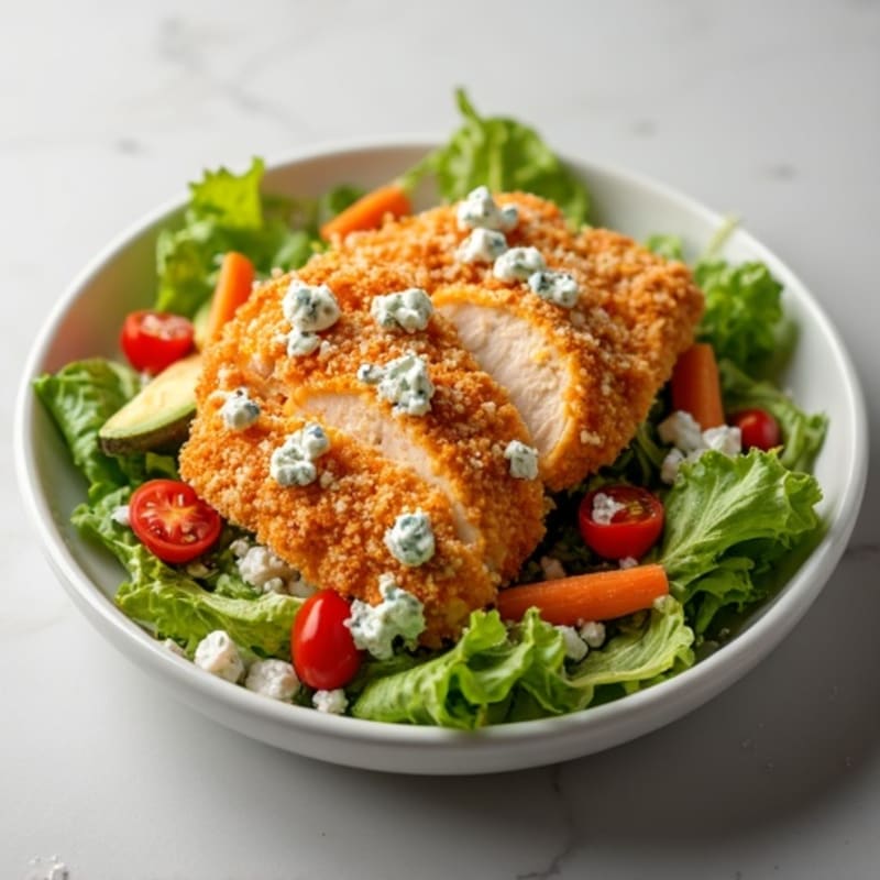 Crispy Buffalo Chicken Chopped Salad