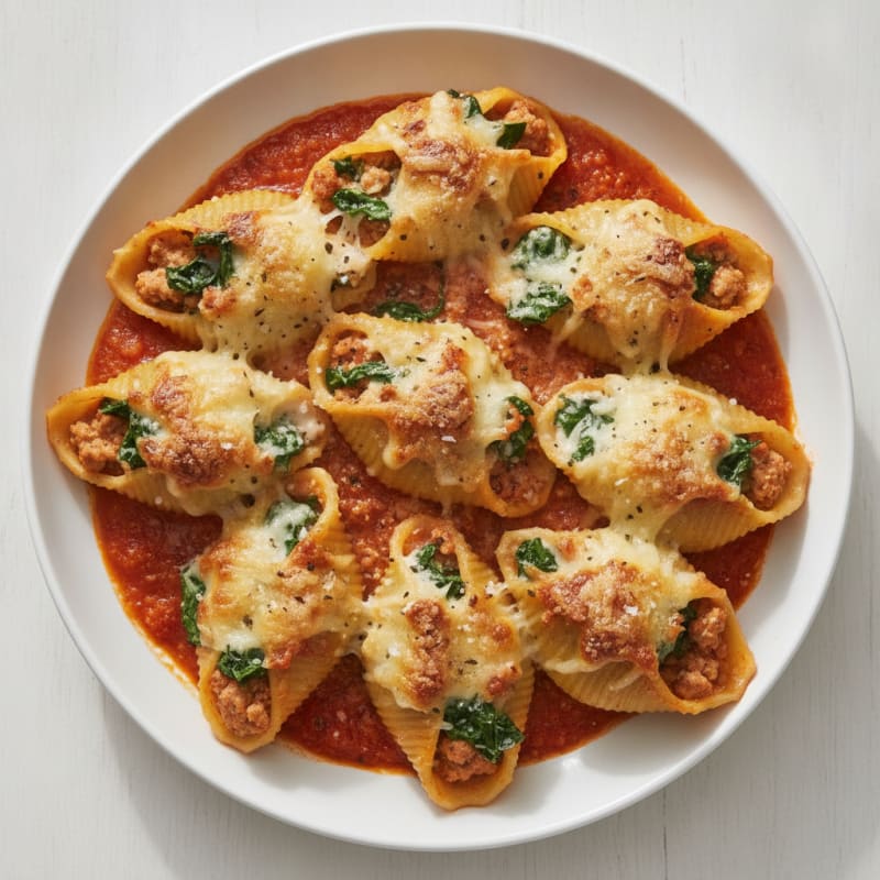 Spinach & Ricotta Stuffed Shells