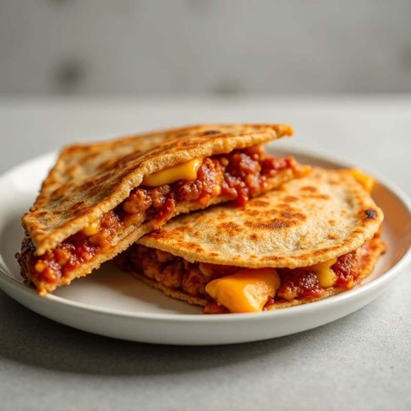 Crispy BBQ Chicken Quesadilla