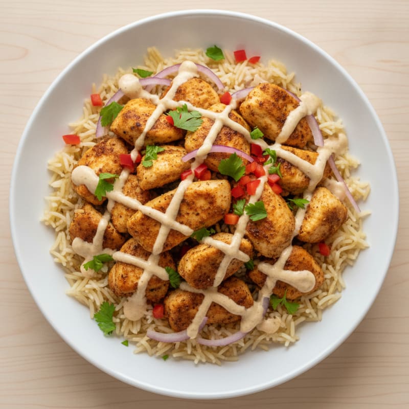 Chicken Shawarma Rice Bowl
