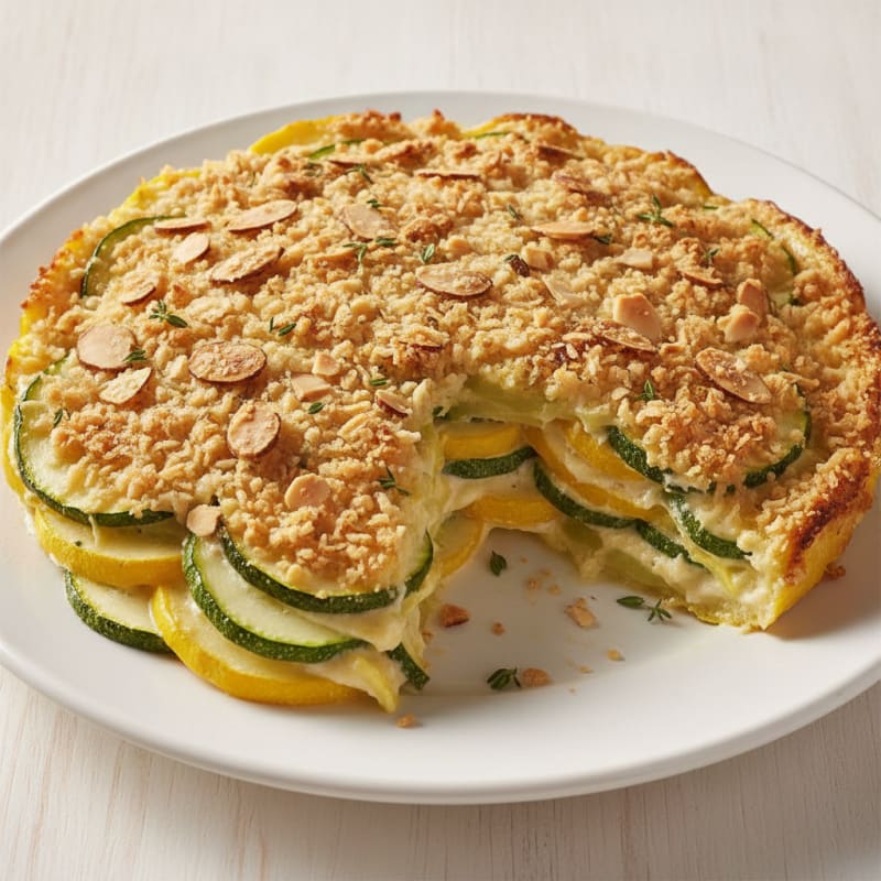 Summer Squash and Zucchini Gratin