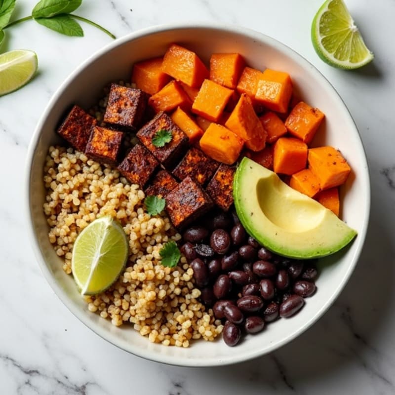 Smoky Black Bean and Roasted Pumpkin Bowl