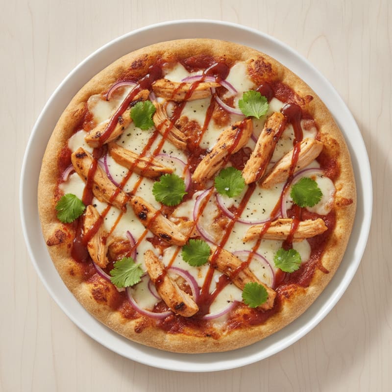 High-Protein BBQ Chicken Pizza