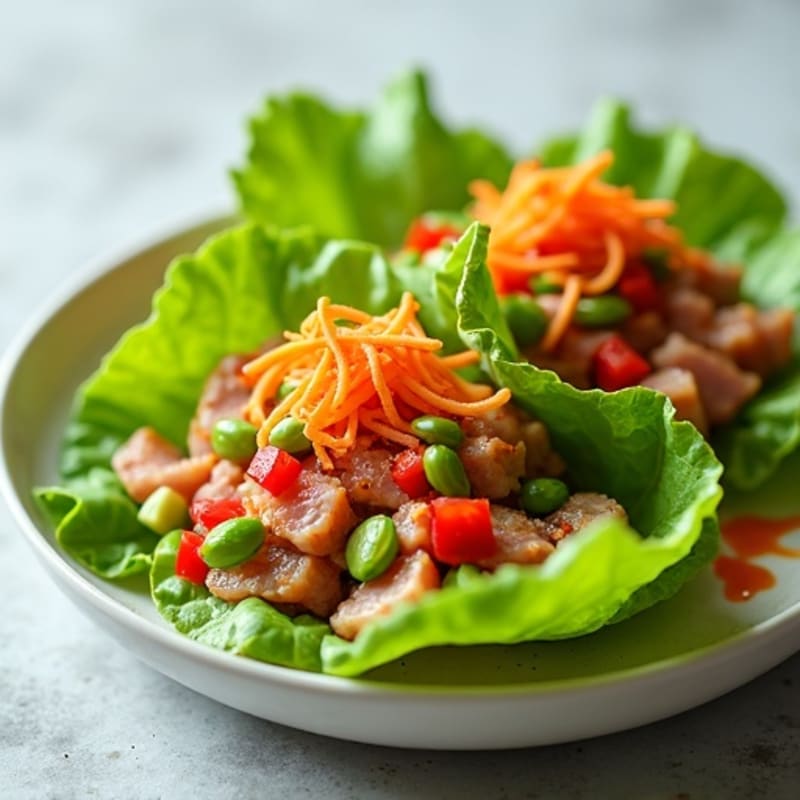 Fresh Spicy Tuna Lettuce Wraps