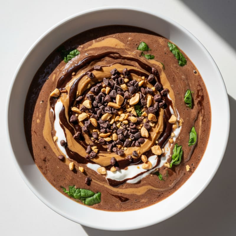 High-Protein Chocolate Peanut Butter Smoothie
