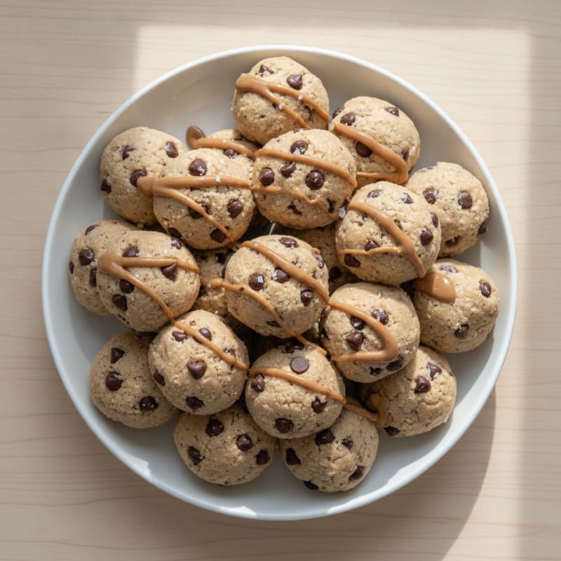 No-Bake Chocolate Chip Cookie Dough Bites