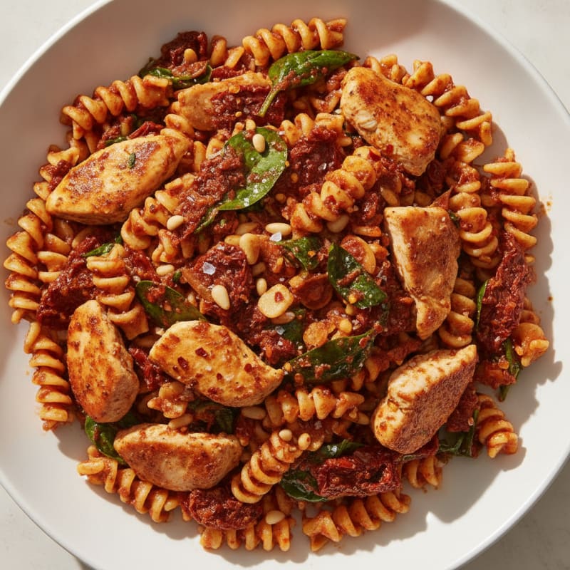 Sun-Dried Tomato Pesto Chicken Pasta