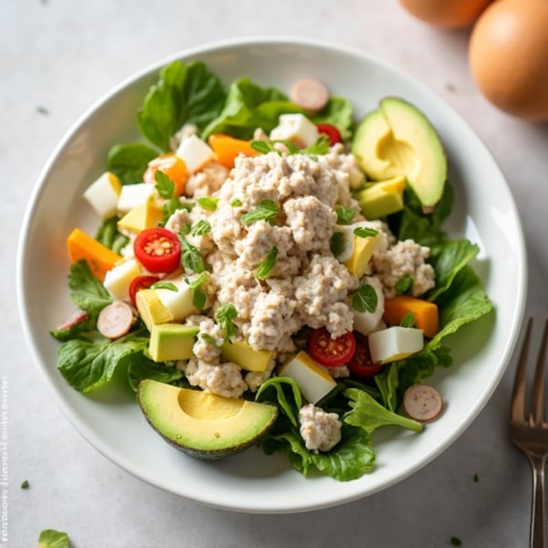 Creamy Tuna Salad with Crisp Vegetables