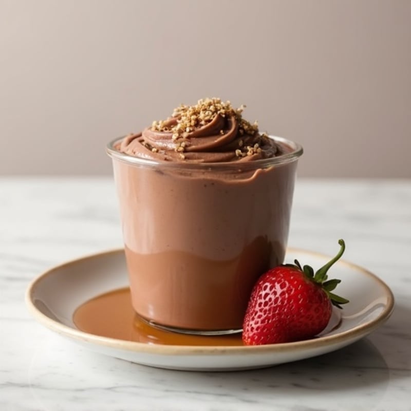 Silky Chocolate Protein Mousse with Greek Yogurt