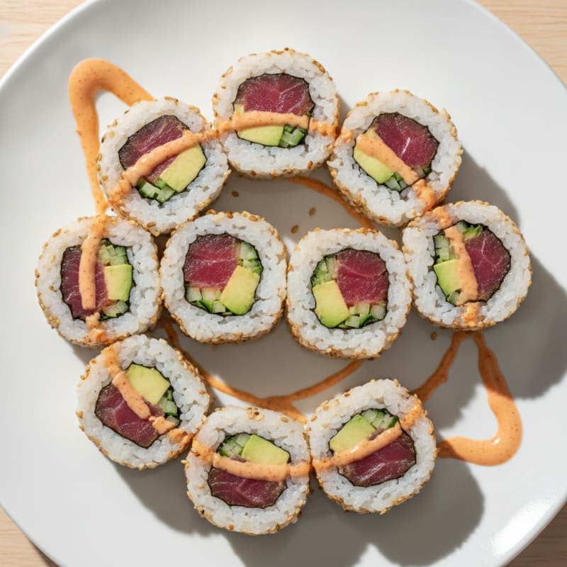 Spicy Tuna Sushi Rolls